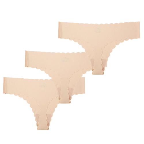 Lot de 3 culottes invisibles - Couleur uni